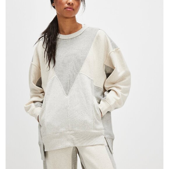 🆕 FP MOVEMENT Making It Pullover / Heather Grey Combo - Picture 8 of 13